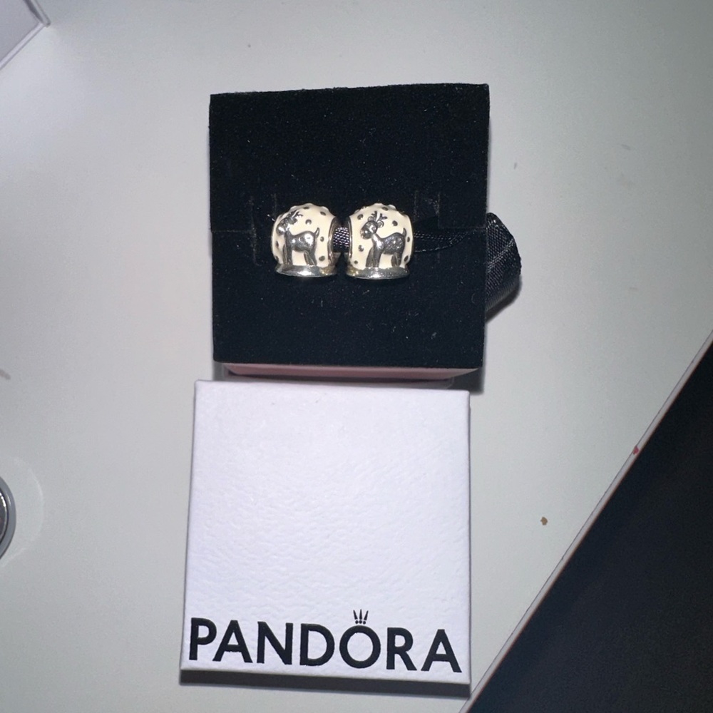 Pandora Snow Globe Sterling Bead Charm(2)